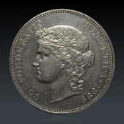 5 Franken 1889 vz-unz Nr.4