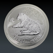 0,5 Oz Lunar 2 Tiger 2010 Silber
