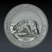 1,5 Oz Canada Polarbär 2013 Silber