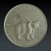 1 Oz Canada Wildlife Grizzly-Bear 2011
