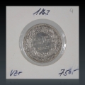 2 Franken 1863 vz+ Nr.4
