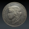 5 Franken 1889 vz-unz Nr.4
