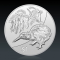 1 Oz New Zeeland Kiwi Treasures 2012 Blister Silber