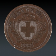 1 Rappen 1853 ss-vz Nr.1
