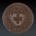 1 Rappen 1853 ss-vz Nr.1