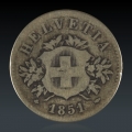 20 Rappen 1851 s-ss Nr.1
