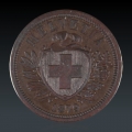 2 Rappen 1879 vz Nr.2