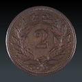 2 Rappen 1879 vz Nr.2