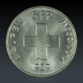5 Franken Laupen 1939 stgl Nr.2