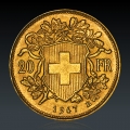 5.81 g 20 Fr. Goldvreneli