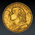 5.81 g 20 Fr. Goldvreneli